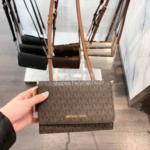 美國代購 🇺🇸 現貨 Michael Kors MK 絕美 woc 掀蓋 信封 條鏈包 小包包 側背包 斜背包 鏈帶包