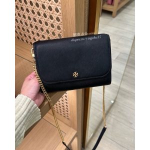 美國代購🇺🇸 現貨+預購 新款 TORY BURCH TB Emerson WOC 條鏈包 側背包條鏈包鍊帶包黑色隨身包