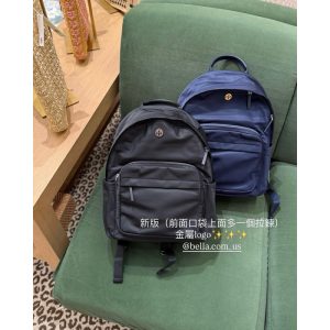 美國代購🇺🇸 現貨+預購 TORY BURCH NYLON 尼龍 後背包 黑色深藍色可可灰色大容量休閒旅行女款灰色