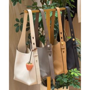 美國代購🇺🇸 現貨 7折專櫃款 Tory Burch TB ROMY HOBO腋下包托特包肩背包牛皮大象灰黑色小款水桶包